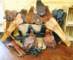 Some of the leather goods I built for "Magnificent Seven" 2016