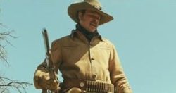 Matt Damon in True Grit wearing a Carrico 45/70 belt. Copyright Paramount Pictures