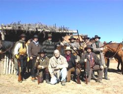 "Investigating History" with Bill Kurtis. On location in Santa Fe, NM. "Billy The Kid" episode.